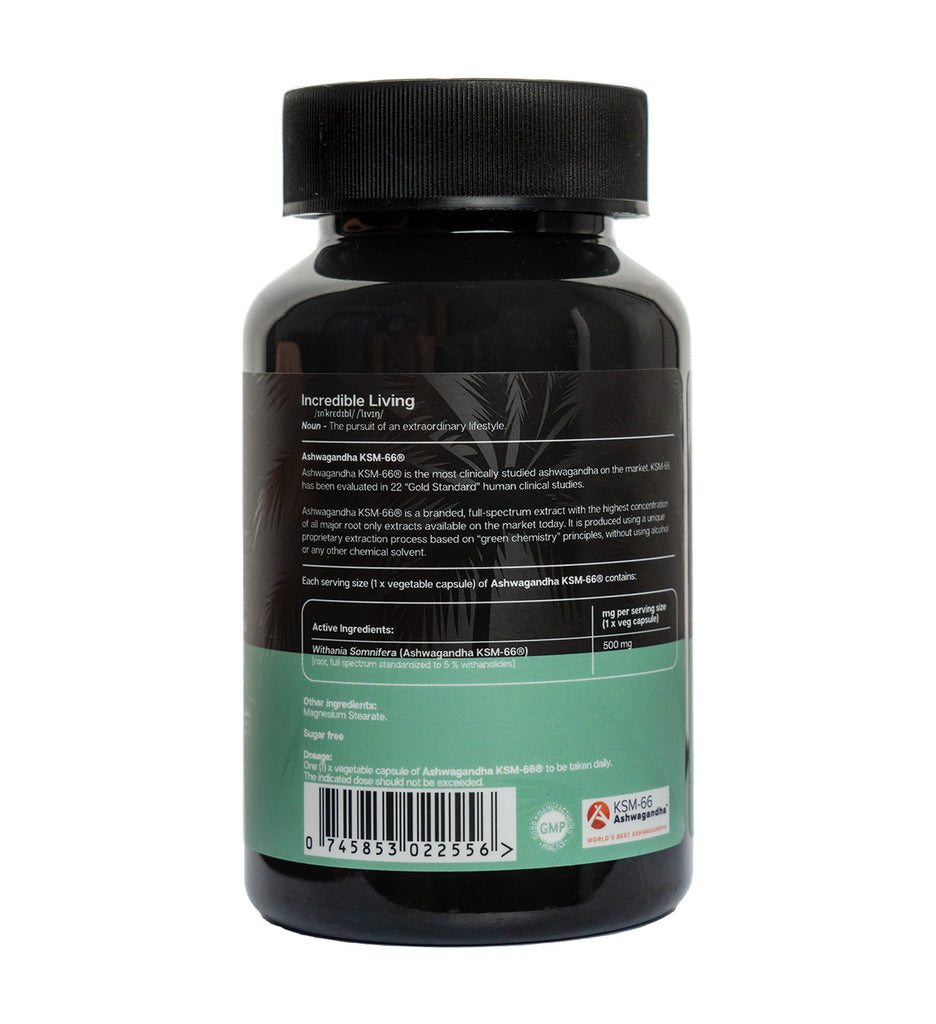 Ashwagandha KSM-66 NAPPI CODE:3007471001 – Incredible Living SA